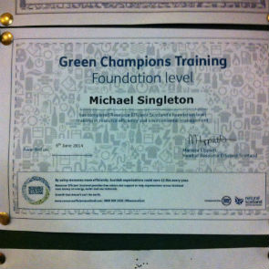 Blog Picture - Resource Efficient Scotland Green Champions Training